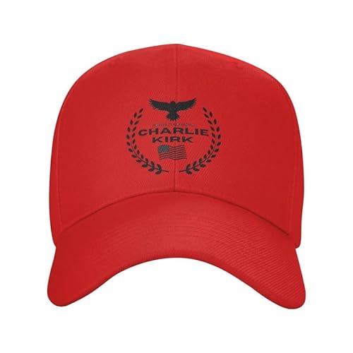Charlie Kirk In Our Hearts Hats Erwachsene Verstellbare Baseballkappe von KWQDOZF