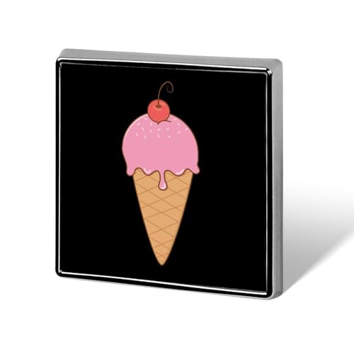 Cherry Ice Cream Brooch Pins for Women Men Square Collar Lapel Pins Coat Jacket Accessories Cherry Ice Cream Brooch Pins for Women Men Square Collar Lapel Pins Coat Jacket Accessories von KWQDOZF