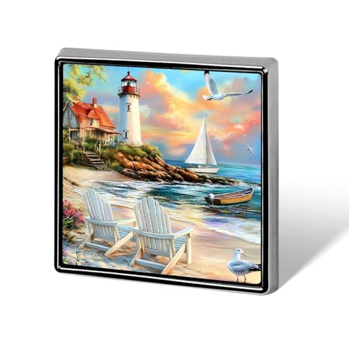 Coastal Lighthouse Seaside Scenery Brooch Pins for Women Men Square Collar Lapel Pins Coat Jacket Accessories Coastal Lighthouse Seaside Scenery Brooch Pins for Women Men Square Collar Lapel Pins Coat Jacket Accessories von KWQDOZF