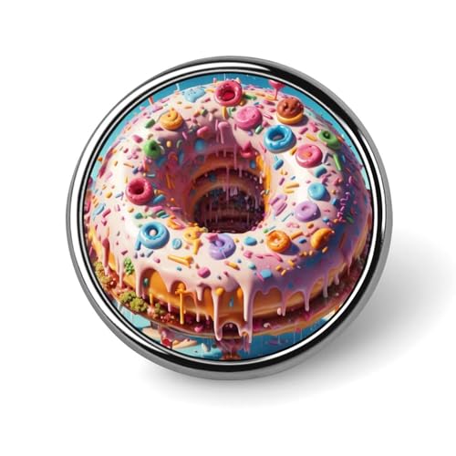 Colorful Chocolate Donuts Funny Round Lapel Pins Metal Button Brooch Badge Tie Hats Clothes Decoration for Men Women Colorful Chocolate Donuts Funny Round Lapel Pins Metal Button Brooch Badge Tie Hats Clothes Decoration for Men Women von KWQDOZF