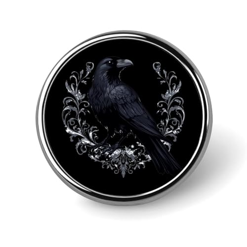Crow Brooch Pins for Women Men Cute Badge Lapel Pins for Backpack Dress Accessories Crow Brooch Pins for Women Men Cute Badge Lapel Pins for Backpack Dress Accessories von KWQDOZF