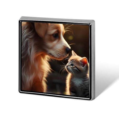 Cute Cat And Dog Animal Brooch Pins for Women Men Square Collar Lapel Pins Coat Jacket Accessories Cute Cat And Dog Animal Brooch Pins for Women Men Square Collar Lapel Pins Coat Jacket Accessories von KWQDOZF