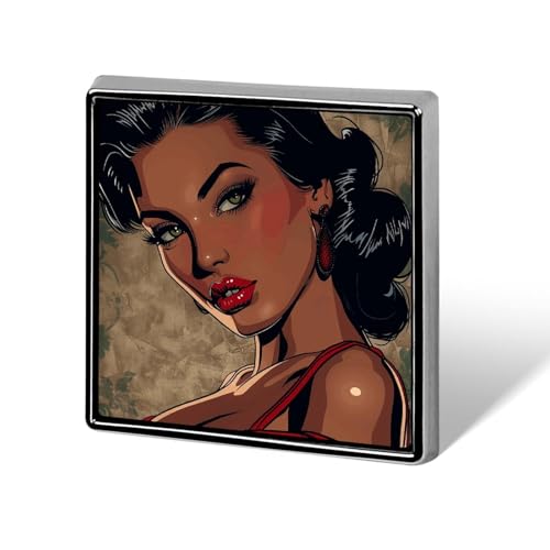 Dekorative Brosche im Comic-Stil für Damen, modische Anstecknadeln für Damen und Herren, Reversabzeichen, lustige Broschen für Anzüge, Kleidung, Jacken, Hüte, Rucksäcke, Geldbörsen, Taschenzubehör, qu von KWQDOZF