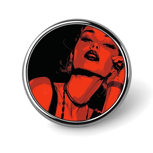 Dekorative Brosche im Retro-Stil für Damen, modische Anstecknadeln für Damen und Herren, Reversabzeichen, lustige Broschen für Anzüge, Kleidung, Jacken, Hüte, Rucksäcke, Geldbörsen, Taschenzubehör, ru von KWQDOZF