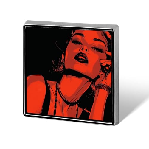 Dekorative Brosche im Retro-Stil für Damen, modische Anstecknadeln für Damen und Herren, Reversabzeichen, lustige Broschen für Anzüge, Kleidung, Jacken, Hüte, Rucksäcke, Geldbörsen, Taschenzubehör, qu von KWQDOZF