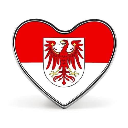 Deutsche Region Brandenburg Flagge Niedliche Anstecknadel Krawattennadel Herz Brosche Abzeichen für Männer Frauen Hut Kleidung Zubehör Deutsche Region Brandenburg Flagge Niedliche Anstecknadel Krawattennadel Herz Brosche Abzeichen für Männer Frauen Hut Kleidung Zubehör von KWQDOZF