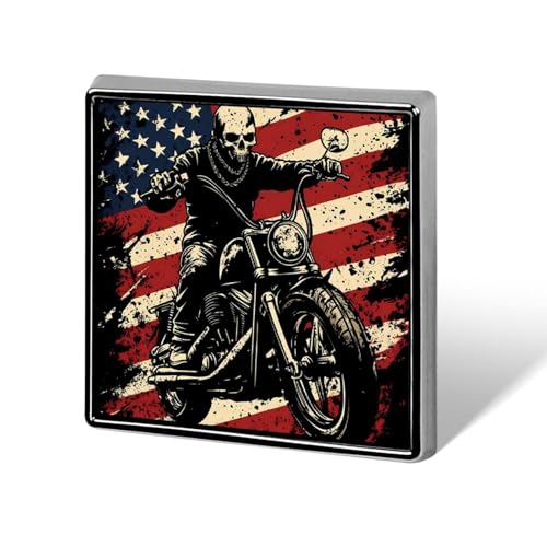 Dirt Bike Motorrad Motocross US-Flagge Brosche Pins 0,7" Metallabzeichen Schmuck Dekor für Kleidung Lapel Krawatte Rucksack Zubehör von KWQDOZF