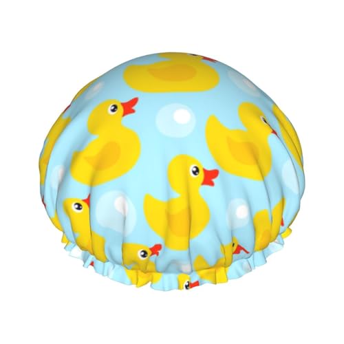 Duschhauben kompatibel mit marineblauem goldenem Marmor, vielseitig einsetzbare, verdickende, elastische Badekappe aus Kunststoff, wasserdichte Duschhaube, Bade-Duschhauben für Damen, Herren, Spa, Hei Duschhauben kompatibel mit marineblauem goldenem Marmor, vielseitig einsetzbare, verdickende, elastische Badekappe aus Kunststoff, wasserdichte Duschhaube, Bade-Duschhauben für Damen, Herren, Spa, Hei von KWQDOZF