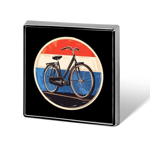 Dutch Bicycle Brooch Pins for Women Men Square Collar Lapel Pins Coat Jacket Accessories Dutch Bicycle Brooch Pins for Women Men Square Collar Lapel Pins Coat Jacket Accessories von KWQDOZF