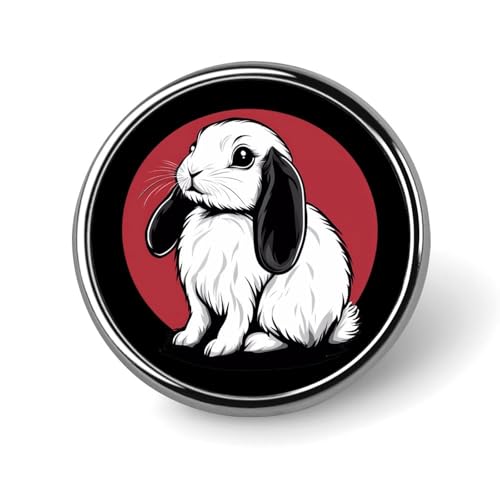 Dutch Bunny Rabbit Brooch Pins for Women Men Cute Badge Lapel Pins for Backpack Dress Accessories Dutch Bunny Rabbit Brooch Pins for Women Men Cute Badge Lapel Pins for Backpack Dress Accessories von KWQDOZF