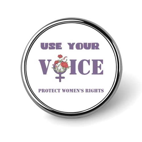 Emaille Pins Stücke Feministinnen Definiton Pins Reproduktive Rechte Jean Buttons No Uterus No Opinion Protest Woman Button Pins Abstract Never Again Pins für Hüte Kleidung Rucksack Frauen Männer von KWQDOZF