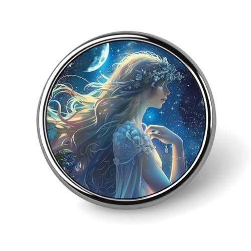 FairyRound Brooch Pin Badge Lapel Tie Pin for Women Men Office Worker Teacher Decor FairyRound Brooch Pin Badge Lapel Tie Pin for Women Men Office Worker Teacher Decor von KWQDOZF