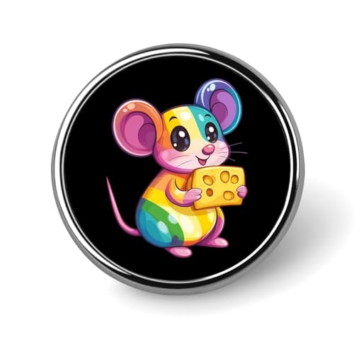 Hand Cheese Pet Colorful Rats Brooch Pins for Women Men Cute Badge Lapel Pins for Backpack Dress Accessories Hand Cheese Pet Colorful Rats Brooch Pins for Women Men Cute Badge Lapel Pins for Backpack Dress Accessories von KWQDOZF