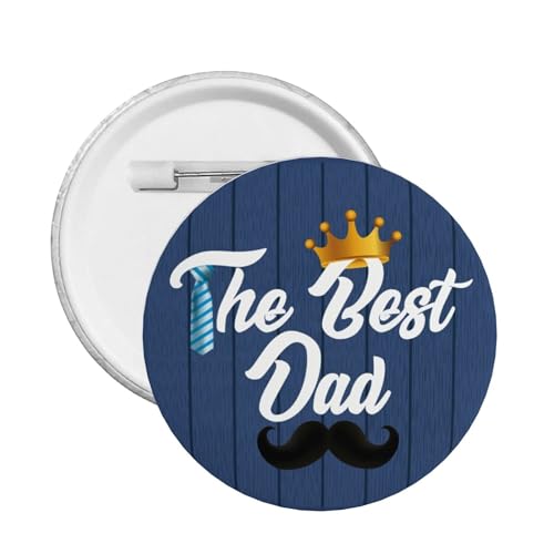 Happy Father's Day Pins Runde Brosche Button Abzeichen Aufkleber Zeichen Metall Pin Happy Father's Day Pins Runde Brosche Button Abzeichen Aufkleber Zeichen Metall Pin von KWQDOZF