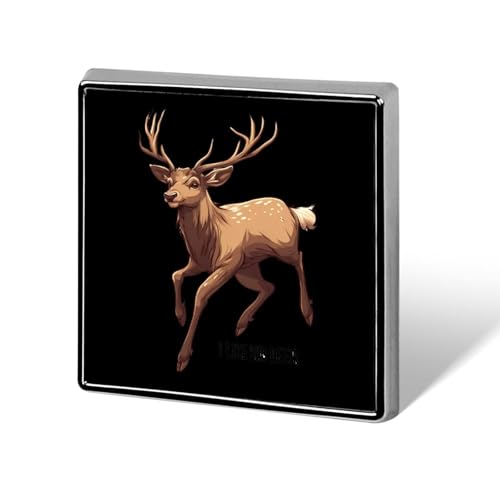 I Like Big Deer Brooch Pins for Women Men Square Collar Lapel Pins Coat Jacket Accessories I Like Big Deer Brooch Pins for Women Men Square Collar Lapel Pins Coat Jacket Accessories von KWQDOZF