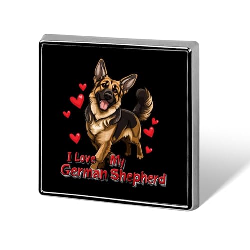 I Love Myan Shepherd Brooch Pins for Women Men Square Collar Lapel Pins Coat Jacket Accessories I Love Myan Shepherd Brooch Pins for Women Men Square Collar Lapel Pins Coat Jacket Accessories von KWQDOZF