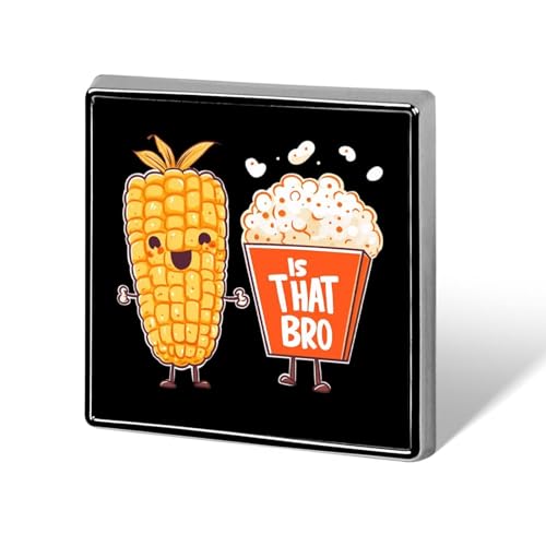 Is That You Bro Popcorn Brooch Pins for Women Men Square Collar Lapel Pins Coat Jacket Accessories Is That You Bro Popcorn Brooch Pins for Women Men Square Collar Lapel Pins Coat Jacket Accessories von KWQDOZF
