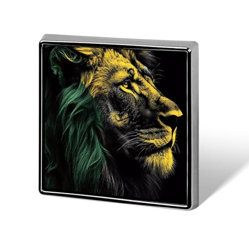 Jamaican Flag And Lion Brooch Pins for Women Men Square Collar Lapel Pins Coat Jacket Accessories Jamaican Flag And Lion Brooch Pins for Women Men Square Collar Lapel Pins Coat Jacket Accessories von KWQDOZF