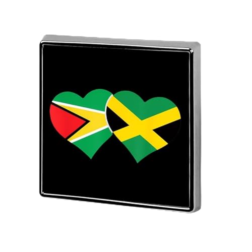 Jamaika Guyana Flagge Quadratische Revers-Krawattennadeln Lustige Brosche Anstecknadel Button Abzeichen Hut Kleidung Zubehör für Männer Frauen Jamaika Guyana Flagge Quadratische Revers-Krawattennadeln Lustige Brosche Anstecknadel Button Abzeichen Hut Kleidung Zubehör für Männer Frauen von KWQDOZF