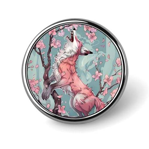 Japanese Fox Retro Round Brooch Pin Badge Lapel Tie Pin for Women Men Office Worker Teacher Decor Japanese Fox Retro Round Brooch Pin Badge Lapel Tie Pin for Women Men Office Worker Teacher Decor von KWQDOZF