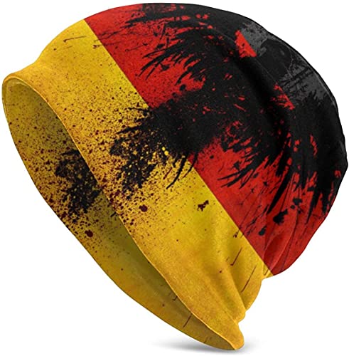 KWQDOZF A255 Beanie Herren Damen Unisex Totenkopf Wintermütze Mütze von KWQDOZF