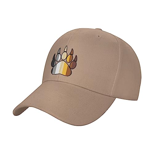 KWQDOZF Bear Pride Hat Outdoor Baseball Cap Sandwich Cap Schirmmütze von KWQDOZF