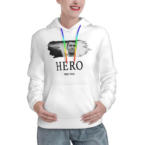 KWQDOZF Charlie Kirk ist EIN Held für Frauen Hoodies Kapuzenpullover 2XL von KWQDOZF