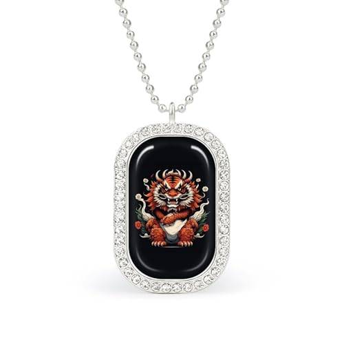 KWQDOZF Coole Halskette mit Tiger-Motiv, personalisierter Foto-Erinnerungsanhänger, Schmuck für Männer und Frauen KWQDOZF Coole Halskette mit Tiger-Motiv, personalisierter Foto-Erinnerungsanhänger, Schmuck für Männer und Frauen von KWQDOZF