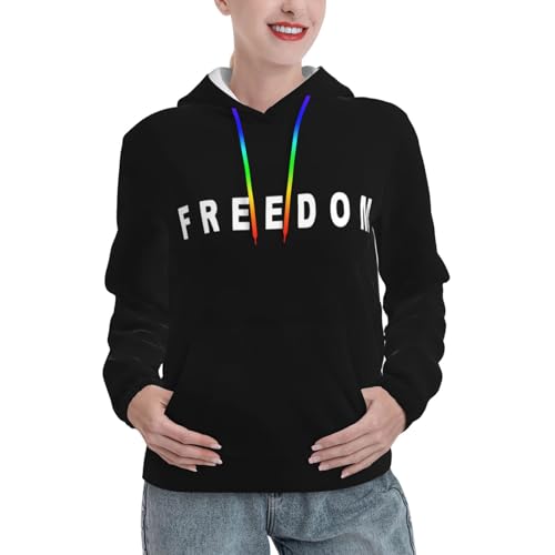 KWQDOZF Freedom Charlie Kirk für Damen Hoodies Kapuzenpullover S von KWQDOZF
