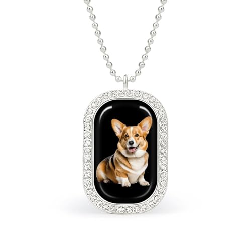 KWQDOZF Halskette mit Hunde-Corgi-Motiv, personalisierter Foto-Erinnerungsanhänger, Schmuck für Männer und Frauen KWQDOZF Halskette mit Hunde-Corgi-Motiv, personalisierter Foto-Erinnerungsanhänger, Schmuck für Männer und Frauen von KWQDOZF