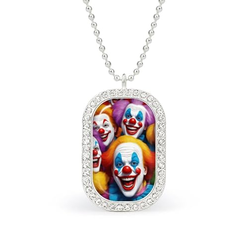 KWQDOZF Halskette mit Motiv „Happy Circus Clown, modisch, personalisierter Foto-Erinnerungsanhänger, Schmuck für Männer und Frauen KWQDOZF Halskette mit Motiv „Happy Circus Clown, modisch, personalisierter Foto-Erinnerungsanhänger, Schmuck für Männer und Frauen von KWQDOZF