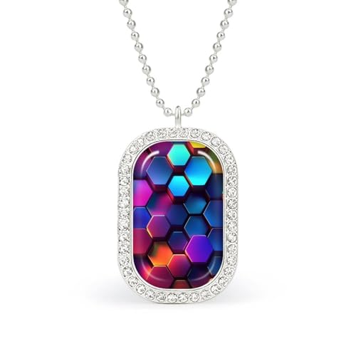 KWQDOZF Halskette mit Regenbogen-LGBT-Muster, modisches Bild, personalisierter Foto-Erinnerungsanhänger, Schmuck für Männer und Frauen KWQDOZF Halskette mit Regenbogen-LGBT-Muster, modisches Bild, personalisierter Foto-Erinnerungsanhänger, Schmuck für Männer und Frauen von KWQDOZF