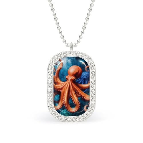 KWQDOZF Halskette mit Todeskrake, modisches Bild, personalisierter Foto-Erinnerungsanhänger, Schmuck für Männer und Frauen KWQDOZF Halskette mit Todeskrake, modisches Bild, personalisierter Foto-Erinnerungsanhänger, Schmuck für Männer und Frauen von KWQDOZF