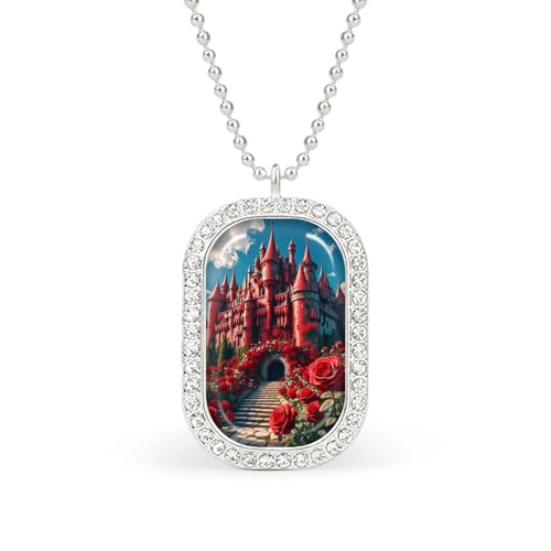 KWQDOZF House of Rose Modische Halskette mit Bild, personalisierter Foto-Erinnerungsanhänger, Schmuck für Männer und Frauen KWQDOZF House of Rose Modische Halskette mit Bild, personalisierter Foto-Erinnerungsanhänger, Schmuck für Männer und Frauen von KWQDOZF