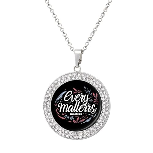 KWQDOZF Jeder Moment zählt – personalisierte runde Halskette mit Bild-Diamant-Anhänger, personalisierter Erinnerungsschmuck, Geschenk für Männer und Frauen KWQDOZF Jeder Moment zählt – personalisierte runde Halskette mit Bild-Diamant-Anhänger, personalisierter Erinnerungsschmuck, Geschenk für Männer und Frauen von KWQDOZF