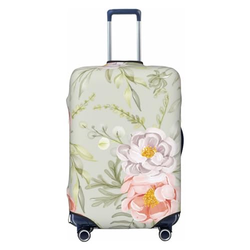 KWQDOZF Kofferschutzhülle mit Frühlingsblumen- und Blätter-Motiv, elastisch, waschbar, Vintage-Blumenmuster, Gepäckschutz, Reisekoffer-Schutzhülle für Kinder und Erwachsene, XL KWQDOZF Kofferschutzhülle mit Frühlingsblumen- und Blätter-Motiv, elastisch, waschbar, Vintage-Blumenmuster, Gepäckschutz, Reisekoffer-Schutzhülle für Kinder und Erwachsene, XL von KWQDOZF