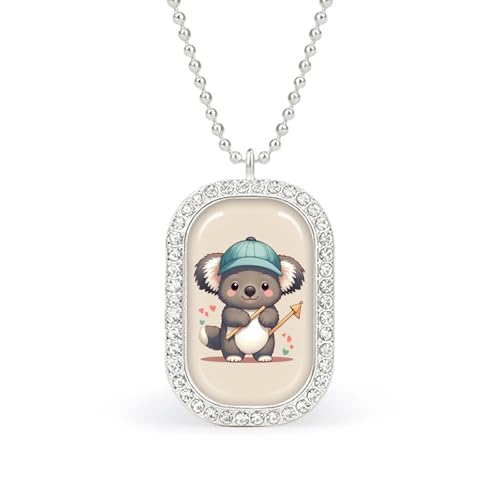 KWQDOZF Niedliche Koala-Halskette mit modischem Bild, personalisierter Foto-Erinnerungsanhänger, Schmuck für Männer und Frauen KWQDOZF Niedliche Koala-Halskette mit modischem Bild, personalisierter Foto-Erinnerungsanhänger, Schmuck für Männer und Frauen von KWQDOZF