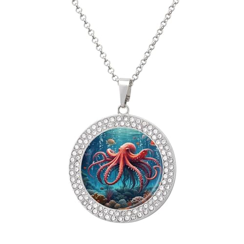 KWQDOZF Personalisierte runde Halskette mit Bild und Diamantanhänger, personalisierter Erinnerungsschmuck, Geschenk für Männer und Frauen KWQDOZF Personalisierte runde Halskette mit Bild und Diamantanhänger, personalisierter Erinnerungsschmuck, Geschenk für Männer und Frauen von KWQDOZF