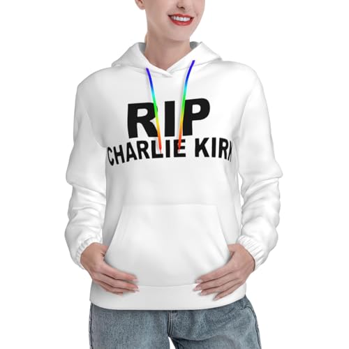 KWQDOZF RIP Charlie Kirk Freedom for Women Hoodies Kapuzenpullover M von KWQDOZF