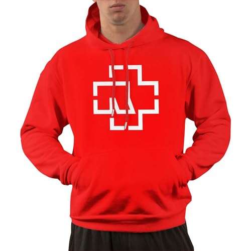 KWQDOZF Grafik Kapuzenpullover Langarm Unisex Pullover Hoodie Rot M von KWQDOZF