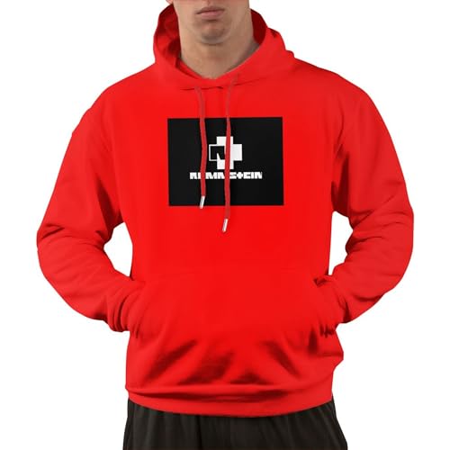 KWQDOZF Grafik Kapuzenpullover Langarm Unisex Pullover Hoodie Rot XL von KWQDOZF