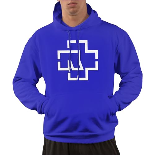 KWQDOZF Graphic Hooded Sweatshirt Langarm Unisex Pullover Hoodie Blau L von KWQDOZF