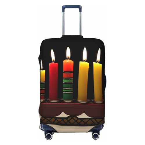 KWQDOZF Reisegepäckhülle mit Kwanzaa-Kerzen, elastisch, Kratzfest, wasserdicht, passend für 18-32 Zoll große Koffer, Größe M KWQDOZF Reisegepäckhülle mit Kwanzaa-Kerzen, elastisch, Kratzfest, wasserdicht, passend für 18-32 Zoll große Koffer, Größe M von KWQDOZF