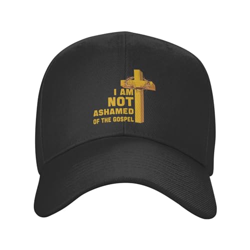 KWQDOZF Religiöser christlicher Glaube Jesus Cross3 Baseballkappe für Männer Frauen verstellbare Klassische Papa-Mütze Trucker-Kappe für Laufen Outdoor-Aktivitäten von KWQDOZF