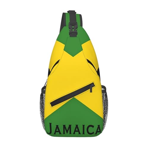 KWQDOZF Sling-Rucksack mit amerikanischer Flagge zum Unabhängigkeitstag 1776 – Verstellbare Umhängetasche für Reisen, Fitnessstudio und den täglichen Gebrauch von KWQDOZF