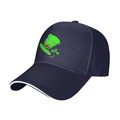 KWQDOZF St. Patrick's Day verstellbare Sandwich Bill Mütze Baseball Cap Trucker Cap von KWQDOZF