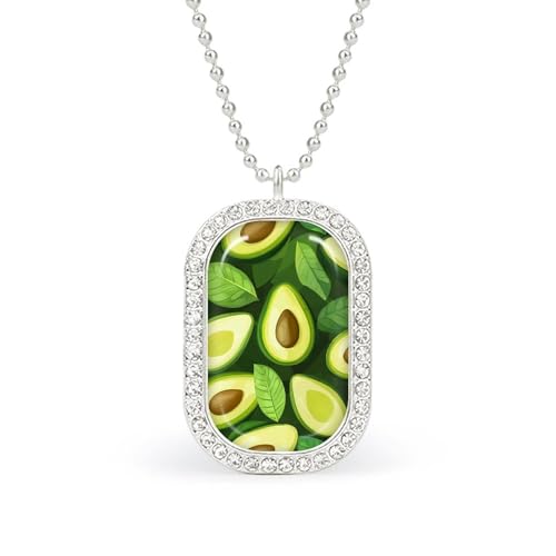 KWQDOZF Süße Avocado-Halskette mit Bild, personalisierter Foto-Erinnerungsanhänger, Schmuck für Männer und Frauen KWQDOZF Süße Avocado-Halskette mit Bild, personalisierter Foto-Erinnerungsanhänger, Schmuck für Männer und Frauen von KWQDOZF