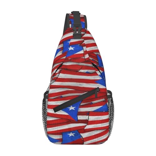 KWQDOZF Sunflower Boots Verstellbarer Sling-Rucksack mit amerikanischer Flagge – Lässige Umhängetasche für Reisen, Fitnessstudio und den täglichen Gebrauch KWQDOZF Sunflower Boots Verstellbarer Sling-Rucksack mit amerikanischer Flagge – Lässige Umhängetasche für Reisen, Fitnessstudio und den täglichen Gebrauch von KWQDOZF