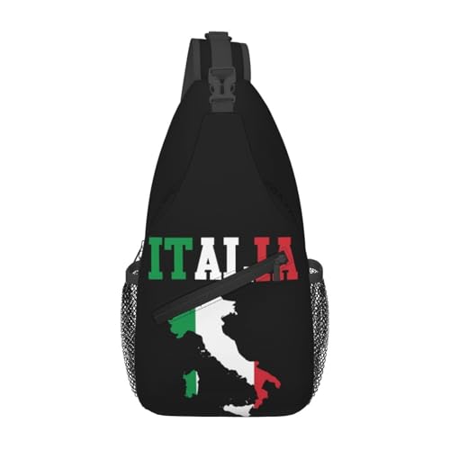 KWQDOZF Trinidad Strong Vintage Graffiti Flag Verstellbarer Sling-Rucksack – Lässige Umhängetasche für Reisen, Fitnessstudio und den täglichen Gebrauch von KWQDOZF
