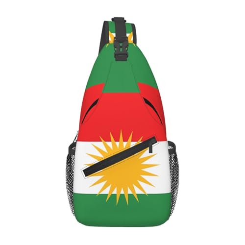 KWQDOZF Verstellbarer Sling-Rucksack mit Flagge der Turks- und Caicosinseln – Lässige Umhängetasche für Reisen, Fitnessstudio und den täglichen Gebrauch von KWQDOZF